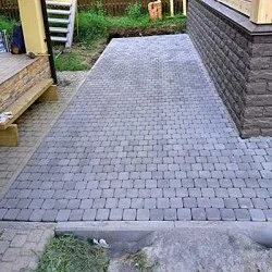дорожка из брусчатки Классика серый