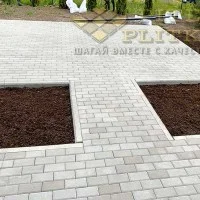 Укладка брусчатки кирпич