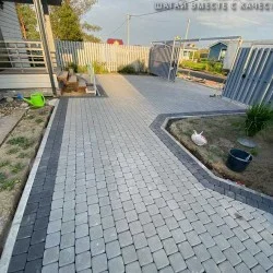 дорожка  из брусчатки классика